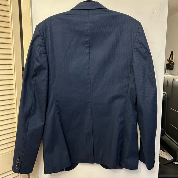 Calvin Klein Navy Blue Suit Jacket (matching pants in separate listing) - Picture 7 of 7